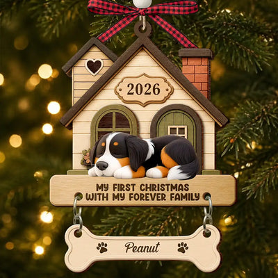 Wooden Ornament With Tag