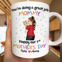 New Mom,New baby,Love - You Are Doing A Great Job Mommy - Personalized Mug