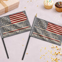 America 250th, Independence Day, Family, Proud - 250 Years Of Freedom We The People - Personalized Handheld Flag