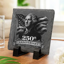 Independence Day,America 250th,Family,Gift For Yourself,Happy - 250th Anniversary US Independence Day - Personalized Slate Coaster