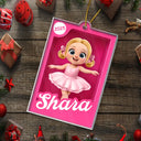 Gift For Kids,Gift For Grandkids,Happy,Christmas,Top Market - 3D Effect Kid In Toy Box - Personalized Custom Shaped Acrylic Ornament