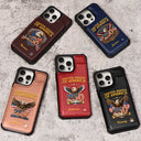 America 250th,Independence Day,Gift For Yourself,Proud,Custom Text - 3D Effect America 250th Anniversary - Personalized Leather Flip Wallet Phone Case