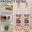 Gift For Husband,Gift For Wife,Gift For Boyfriend,Gift For Girlfriend,Love,Gift For Couples - 3D Effect Couple Annoying Each Other - Personalized Bottle Light