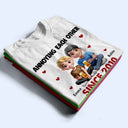 Gift For Couples, Gift For Husband, Gift For Boyfriend, Gift For Wife, Gift For Girlfriend, Love - 3D Effect Couple Annoying Each Other - Personalized T Shirt