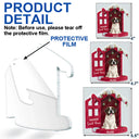 Dog Lovers,Dog Mom,Dog Dad,Dog Couple,Christmas,Happy - 3D Effect Dog Home Sweet Home - Personalized Custom Shaped Acrylic Ornament