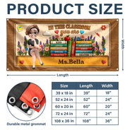 Teacher,Inspirational,Back To School,Vector - 3D Effect In This Classroom You Are Kind Loved - Personalized Horizontal Banner