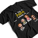 3D Effect Kid Cross Arm This Grandpa Belongs To - Personalized T Shirt