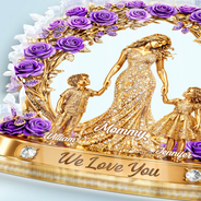 Gift For Mother,Single Mom,Gift For Women,Happy,Top Market,Top Market,Icon - 3D Effect Mom We Love You - Personalized Custom Shaped Acrylic Plaque