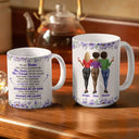 Top Market, Grateful, Gift For Bestie, Vector - 3D Effect My Bestie The Sister Of My Soul - Personalized White Edge-to-Edge Mug