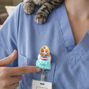 Nurse, Proud, Vector - 3D Effect Nurse Name Job Title - Personalized Badge Reel