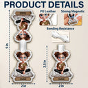 Gift For Yourself,Reading - 3D Effect Reading Woman Man Kid Family - Personalized Custom Shaped Leather Magnetic Bookmark