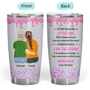 Gift For Daughter, Mom - Daughters (Adult), Gift For Women, Love, Top Market - 3D Effect Sometimes You Forget You Are Awesome - Personalized Tumbler