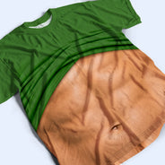 Summer, Gift For Men, Gift For Yourself, Humorous - 3D Funny Hairy Body - Personalized Full Print T Shirt