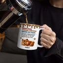 Dog Lovers,Dog Mom,Dog Dad,Gift For Men,Gift For Women,Top Market,Funny - 3D Inflated Effect Thank You For Being My Mom Dad - Personalized White Edge-to-Edge Mug