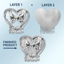 Gift For Couples, LGBT, Gift For Women, Gift For Men, Love, Top Market - 3D Metal Effect Couple Holding Hands You & Me We Got This - Personalized Custom Shaped Acrylic Car Visor Clip