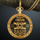Gift For Brothers, Gift For Sibling, Cousin, Gift For Men, Happy - 3D Metal Effect You Are My Brother My Friend - Personalized Pocket Watch
