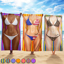 Humorous,Beach,Gift For Yourself,Summer,Gift For Women,Icon - 3D Sexy Body Bikini Summer - Personalized Beach Towel