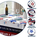 Family,America 250th,Independence Day,Happy - 4th Of July Stars Family Members - Personalized Tablecloth