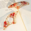 Reading,Gift For Women,Happy - A Book A Day Keeps Reality Away - Personalized Resin Flower Page Holder