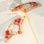 Reading,Gift For Women,Happy - A Book A Day Keeps Reality Away - Personalized Resin Flower Page Holder