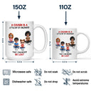 Happy, Cousin, Family, Gift For Sibling, Gift For Brothers, Gift For Sisters - A Cousin Is A Little Bit Of Childhood 3D - Personalized Mug