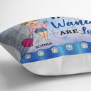 Just A Girl Boy Who Loves Traveling - Gift For Traveling Lovers - Personalized Custom Pillow