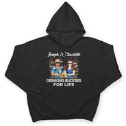 Drinking Buddies For Life - Family Couple Gifts - Personalized Custom T Shirt