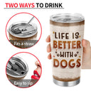 Once Upon A Time There Was A Girl Boy Who Really Loved Dogs - Gift For Dog Lovers - Personalized Custom Tumbler