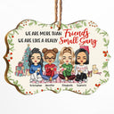 Besties We Are More Than Friends - Christmas Gift For Best Friends - Personalized Wooden Ornament