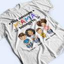 This Awesome Daddy Mommy Belongs To - Birthday, Loving Gift For Mother, Father, Grandma, Grandpa - Personalized Custom T Shirt
