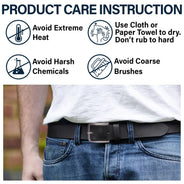 I Hope You Always Know How Hard You Work - Personalized Engraved Leather Belt