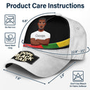 Dope Black Dad Best Dad Ever - Gift For Dads, Grandpas, Daughters, Sons - Personalized Classic Cap