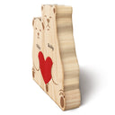 Family Bears - Gift For Parents, Father - Personalized Custom Shaped Wooden Puzzle