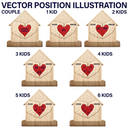 Heart Hands - Gift For Couples, Family, Parents, Father, Mother - Personalized Custom Shaped Wooden Puzzle