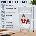 I'm Not Drinking Alone If My Dogs Cats Pets Are Home - Personalized Beer Glass