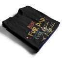 Best Dog Dad Ever Hand Punch Retro - Personalized T Shirt