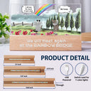 They Still Talk About You Pet Memorial - Personalized Rectangle LED Light