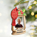 Memorial - Custom Photo Memorial A Cardinal On The Tree - Personalized 2-Layered Mix Ornament