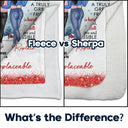 Gift For Bestie - A Truly Great Friend Is Hard To Find You Are Irreplaceable - Personalized Fleece Blanket, Sherpa Blanket