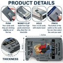 Gift For Couples, Gift For Husband, Gift For Boyfriend - Kissing Couple Best Thing Found On The Internet - Personalized Card Wallet With Money Clip