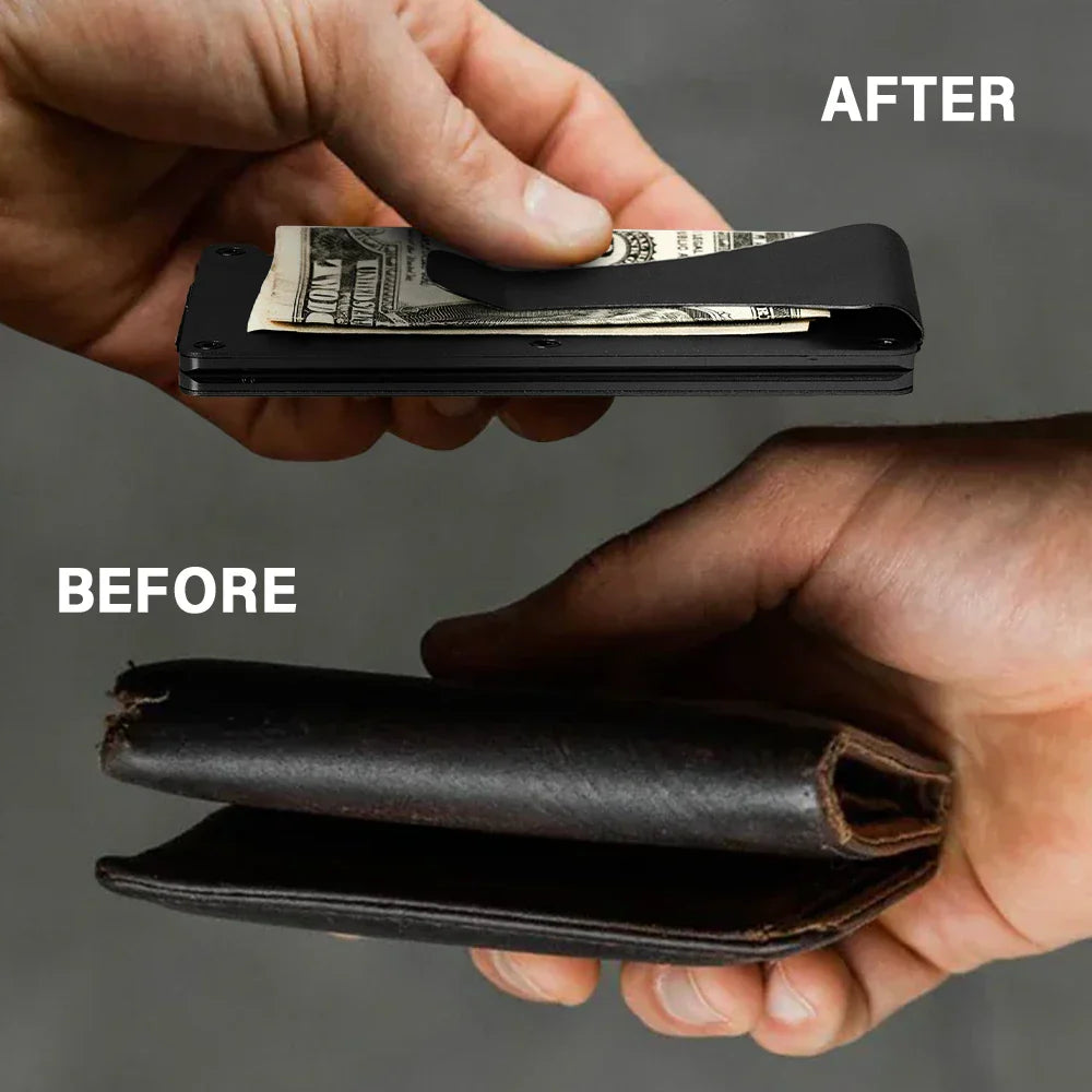 Custom Photo From The Bump Now You Can Carry Me Too - Personalized Card Wallet With Money Clip