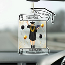 Graduation Appreciation - Graduation Gift For Friends, Family - Personalized Acrylic Car Hanger