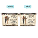 Mother & Daughter A Bond That Can't Be Broken - Gift For Mom, Mother, Grandma - Personalized Cosmetic Bag