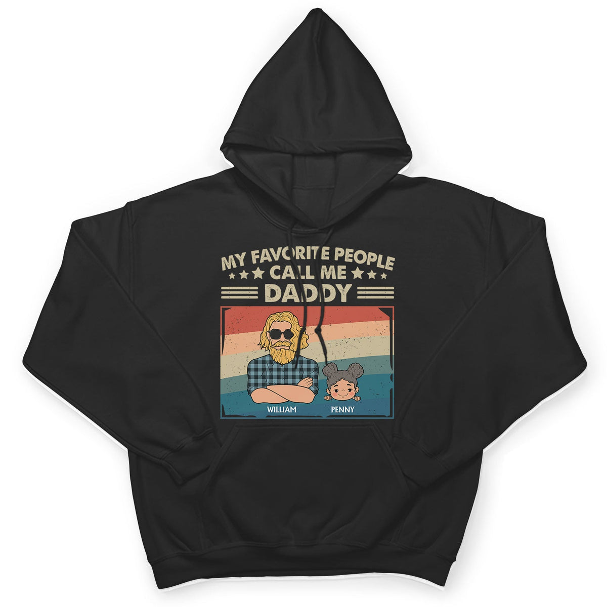 My Favorite People Call Me Grandpa Cartoon Art - Funny Gift For Grandfather, Grandpa, Dad, Father - Personalized T Shirt