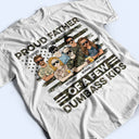 Proud Father Of A Few Background Options - Funny Gift For Dad, Father, Grandpa - Personalized T Shirt