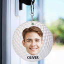 Custom Photo If Found Return To This Guy - Gift For Dad, Father, Grandpa, Golfer, Golf Lover - Personalized Acrylic Keychain
