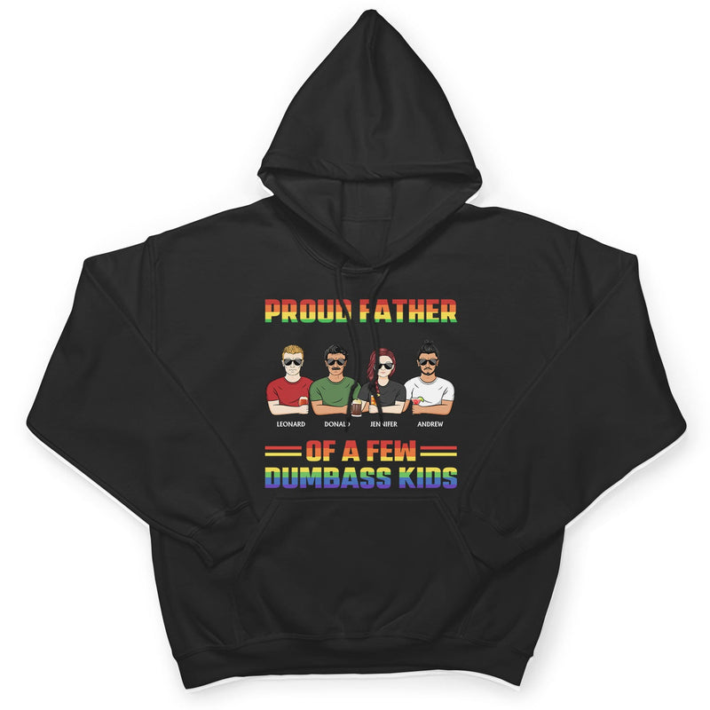 Proud Dad Of A Few - Funny Gift For Pride Dad, Father, Grandpa - Personalized T Shirt