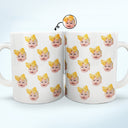 Custom Photo Funny Kid Face - Personalized White Edge-to-Edge Mug