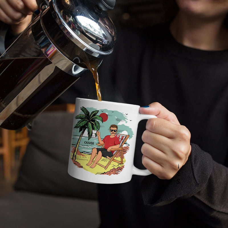 Retirement Weekly Schedule - Personalized Mug
