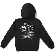 Best Dog Dad Ever Hand Punch Backside - Personalized T Shirt